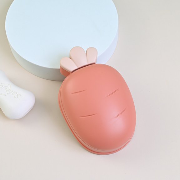 Suncoda Soap Storage, Small Carrot Soap Box Bathroom Three-Dimensional Soap Box Toilet