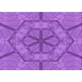 thumbnail image 1 of Ahgly Tapis Rectangulaire Lavable en Machine Intérieur Transitionnel Heliotrope Violet, 5 Pieds x 7 Pieds, 1 of 7