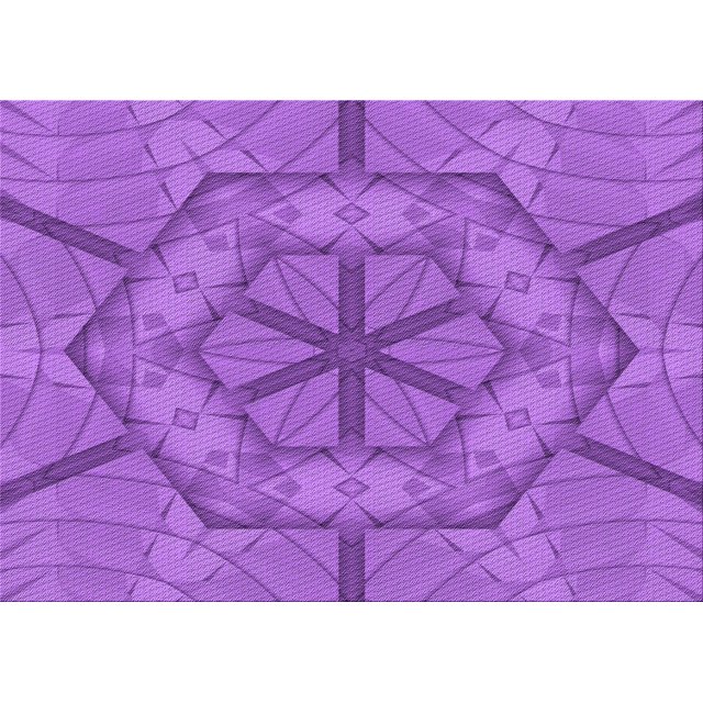 Ahgly Tapis Rectangulaire Lavable en Machine Intérieur Transitionnel Heliotrope Violet, 5 Pieds x 7 Pieds