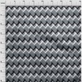 thumbnail image 3 of oneOone Organic Cotton Voile Fabric Chevron Geometric Print Fabric BTY 42 Inch Wide, 3 of 4