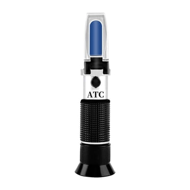 Réfractomètre Portatif pour Alcool et Sucre, Testeur Numérique, Compteur de Concentration de Vin, Densitomètre, 0-25 % d'Alcool, Bière, 0-40 % de Raisins