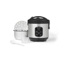 thumbnail image 1 of Ricardo 8-Cup Rice Cooker, 4 Pre-Programmed Functions, Digital Timer, Automatic Warm Mode, Measuring Cup, Steamer Basket, Non-Stick, 400W, Black, 1 of 4