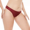 thumbnail image 2 of Wingslove Women's 4 Pack Thongs Underwear G-String Hipster Bikini Panties, 2 of 4