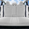 thumbnail image 5 of For 2017-2024 Tesla Model 3 FH Group Neoprene Waterproof Custom Fit Car Seat Covers  Solid Gray - Rear Set, 5 of 5