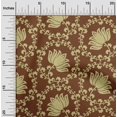 thumbnail image 2 of oneOone Polyester Spandex Brown2 Fabric Asian Block Sewing Material Print Fabric By The Yard 56 Inch Wide, 2 of 4