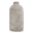 thumbnail image 1 of Bouclair Grey Cement Bottle Table Vase 4.6 X 9 in (11.68 X 22.86 cm), 1 of 10