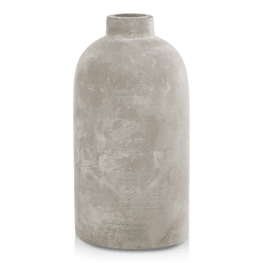 Bouclair Vase de Table en Ciment Gris 4,6 X 9 Po (11,68 X 22,86 cm)