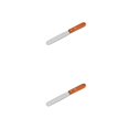 thumbnail image 3 of Wweixi Stainless Steel Blade Offset Spatula For Cake Decorating Multifunction Best Helper Frosting Spatula Straight knife 6in 2Set, 3 of 6
