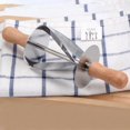 thumbnail image 4 of TIMIFIS Rolling Pin Stainless Steel Dough Croissant Rolling Pin Roller Cutter Baking Tool DIY Kitchen Appliances, 4 of 7