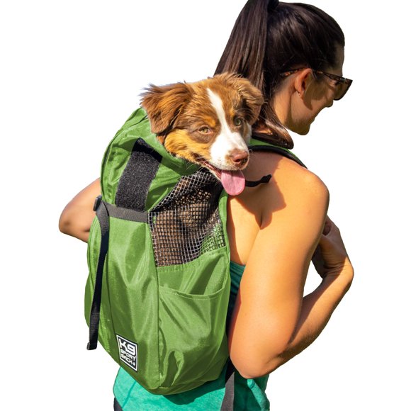 K9 Sport Sack Trainer | Dog Carrier Dog Backpack for Pets (Medium Greenry)