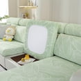 thumbnail image 4 of Sectional Couch Covers Stretch Polyester Sofa Slipcover for 85 in x 95 in x 20 cm Sectional Sofa with Elastic Hem, 4 of 9