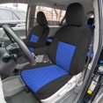 thumbnail image 2 of For Toyota Sienna 2011-2020 FH Group Neoprene Waterproof Custom Fit Car Seat Covers- Front Set Blue, 2 of 8