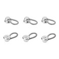 thumbnail image 1 of 6Pcs Metal Collar Cuff Extender Buttons Lengthen Buckle Expander for Shirt Pants, 1 of 8