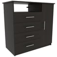 thumbnail image 1 of Bowery Hill Contemporary 4 Drawer Dresser in Espresso, 1 of 6