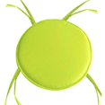 thumbnail image 2 of Estbridge Coussins de Chaise Coussins de Chaise Intérieur Extérieur Coussins de Chaise Ronds avec Attaches Coussins de Chaise Ronds pour Chaises de Salle à Manger Coussin de Siège Rond Coussins de Chaise de Jardin Ensemble pour Meuble Jaune 15 Po, 2 of 9