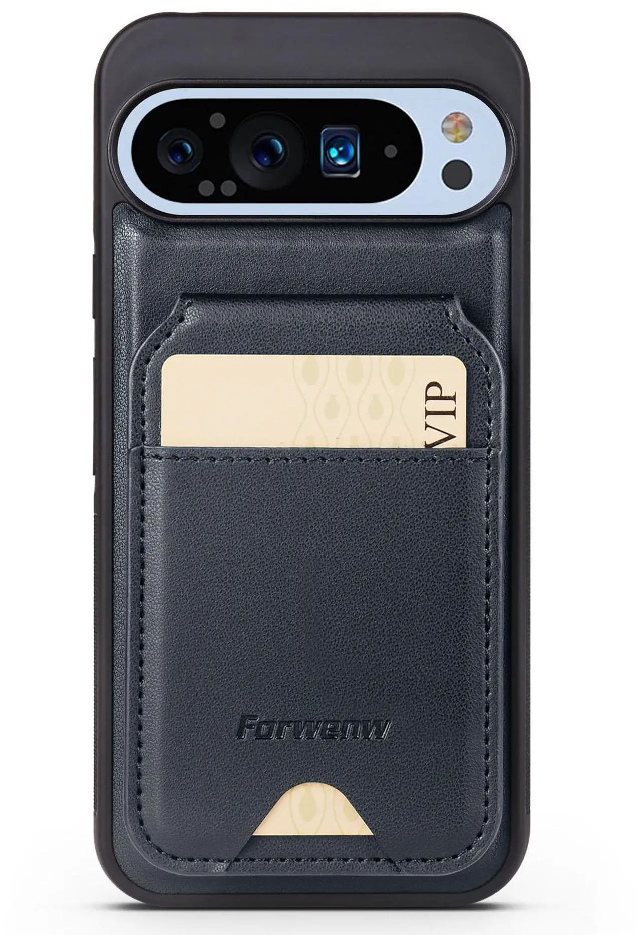 2 in 1 Detachable Leather Wallet and Phone Case For Google Pixel 10 Pro / Pixel 10 Case with Card Holder Kickstand RFID Blocking, Compatible with Magsafe Charging