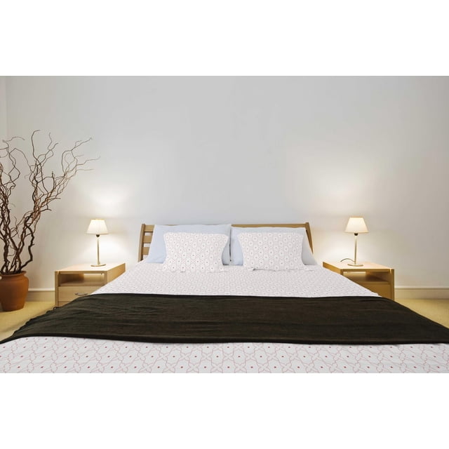 Johnson Home 200 TC Bed Sheet Set - Printed Cotton Sheets