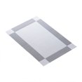 thumbnail image 2 of Oleegame 2 Pcs Napperon 4 Pcs Cadre Napperon Occidental Pvc Tapis Isolant Thermique Rectangulaire Simple Napperon de Table Ménage Napperon Sans Rinçage Argent, 2 of 7