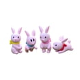 thumbnail image 5 of FRCOLOR rabbit miniature 8 Pcs Mini Rabbits Miniature Ornament Kits for Moss Outdoor Micro Landscape DIY Fairy Garden House Terrarium Kit Plant Decoration(4 Pcs Pink Rabbits + 4 Pcs White Rabbits), 5 of 5