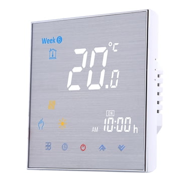 BTH-3000L-GA Thermostat de Chauffage à Eau Contrôleur de Température Numérique Grand Écran LCD Commande à Bouton Tactile 5A CA 95-240V