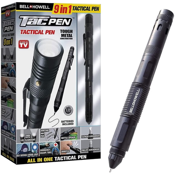 Bell and Howell TacPen- 9 in 1 All Purpose Super Deluxe Tactical Pen