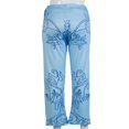thumbnail image 3 of Pantalon Grand Extensible pour Femmes Mélange Coton Bas Imprimé Taro, 3 of 5