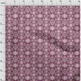 thumbnail image 4 of oneOone Velvet Dark Magenta Fabric Floral Sewing Craft Projects Fabric Prints By Yard 58 Inch Wide, 4 of 4