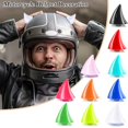 thumbnail image 4 of 1x Motorcycle Helmet Cool Devil Ox Horn Decor Suction Cup Accessory Q4 A5I6, 4 of 8