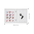 thumbnail image 4 of Baby Picture Frame Newborn Handprint Footprint Frame Baby Milestone Picture Frame, 4 of 8