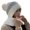 White, variant on Dress Choice Womens Winter Beanie Hat and Knitted Scarf Set with Pom Soft Warm Knit Skull Cap for Women