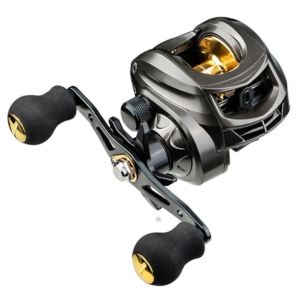 TROPOW Moulinet Baitcasting – Rapport de Transmission 7.2:1, Traînée Maximale de 8KG, 12+1 BB – Baitcaster à Profil Bas pour Pêche Fluide et Silencieuse