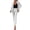 White, variant on Blazer Pants Set for Women, 2 Piece Business Suit Lapel Button Coat Slim Fitting Business Office Work Blazer Pants Outfits Cute Two Piece Outfits for Women White S