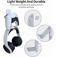thumbnail image 3 of Hongkaii Headset Hanger for PlayStation 5 Pro/PS5 Slim/PS5 Handle and Stand,Headset Holder with Headphone Hanger, Storage Bracket for PS5, Multifunctional Stand, Easy to Install, Stable AZ725-31625, 3 of 8