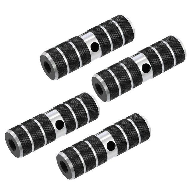 CHOK 4 Pcs Bicycle Pegs for Bike BMX Pegs Rear Foot Pegs Black