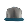 thumbnail image 2 of Top Headwear Flat Bill Adjustable Snapback Cap - Grey/Teal, 2 of 2