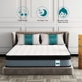 thumbnail image 4 of Crystli Matelas Hybride en Mousse Mémoire à Ressorts Ensachés 10 Pouces Format Grand Lit en Boîte, 4 of 5