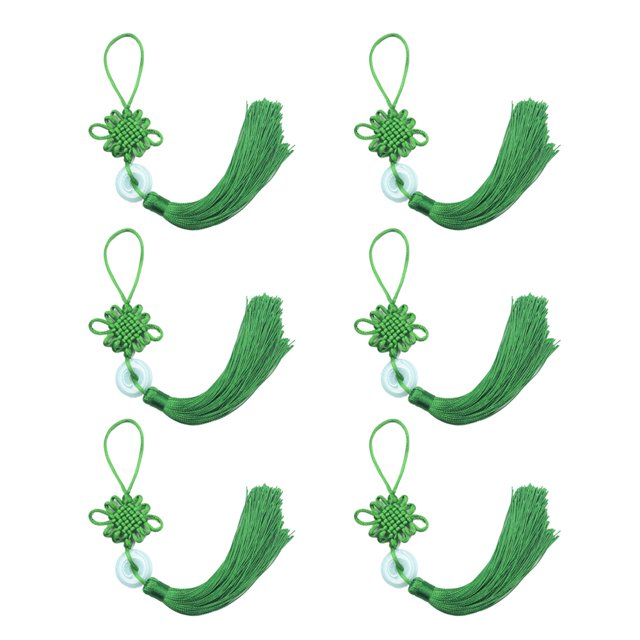 Peace Buckle Tassel Chinese Knot Pendant Gift for Car Decoration