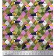 thumbnail image 1 of Soimoi Cotton Duck Fabric Check & Toucan Bird Fabric Prints by Yard 56 Inch Wide, 1 of 3