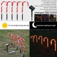 thumbnail image 4 of Feux de Sentier en Canne de Bonbon de Noël, Lot de 5, Lumières de Sentier Extérieures de Noël pour Allée de Noël, Patio, Jardin, 4 of 5