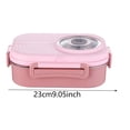thumbnail image 2 of Stainless Steel Compartmentalized Bento For Secure Food Storage And Convenient Meal Preparation, 2 of 3
