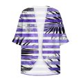 thumbnail image 5 of VEKDONE Blouse Décontractée à Manches Longues pour Femmes avec Poche Cardigan Violet S, 5 of 5