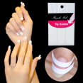 thumbnail image 2 of 48 Pcs Pointes de Manucure Française Guide de Forme Autocollant Vernis Bricolage Pochoir οκ A3C7, 2 of 8