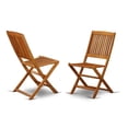 thumbnail image 4 of Pemberly Row Traditional 5-piece Wood Patio Furniture Set in Natural Oil, 4 of 6