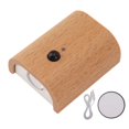 thumbnail image 2 of Stair Light, USB Rechargeable  Attachment Beech Wood Long Battery Life Night Light Warm Light  For Hallway, 2 of 8
