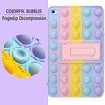 thumbnail image 2 of Case For Ipad 8th Generation Case - Bubble Fidget Sensory Ipad 8 10.2" Case For Kids Stylish Rainbow Soft Release Stress Shockproof Case With Fold Stand, 2 of 5
