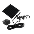 thumbnail image 1 of Fesfesfes Solar-Powered Water Pump Kit Submersible Brushless Pump for Garden Pond Fountains Circulation Solar Panel Included (No Backup Battery) One Size, 1 of 5