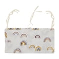 thumbnail image 3 of Feltree Bedside Organizer with Double Layer & Multiple Pockets, 15.75 Inch Hanging Storage Bag, Soft Fabric Hanging Organizer for Stroller, Crib & Nursery Organization, 3 of 8