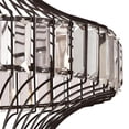 thumbnail image 4 of Westinghouse Lighting Crystal Prism 1-light Chandelier - Matte Black, 4 of 4