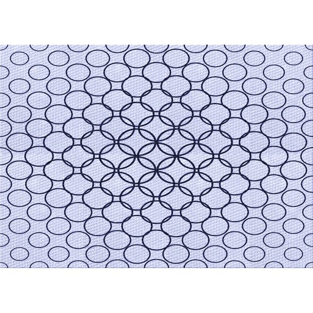 Ahgly Tapis Rectangulaire Lavable en Machine Intérieur Lavande Bleu, 7 Pieds x 9 Pieds