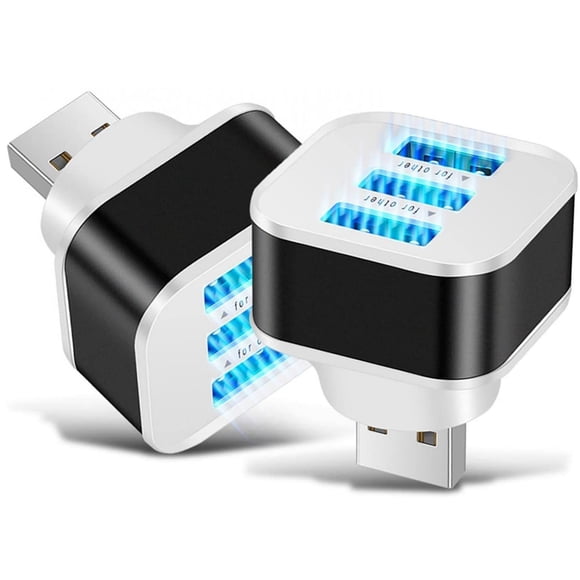 TopLLC 2022 Portable 3 Port USB Mobile Phone Charger,USB Extender Charger,Adapter Charging Plug Station Base Home Office Working Trips Essential Tool on Clearance